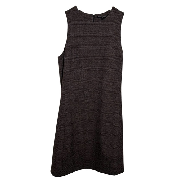 NWT Banana Republic Glen Plaid A-Line Dress Size 8 Brown Workwear Classic $90 - Picture 2 of 11
